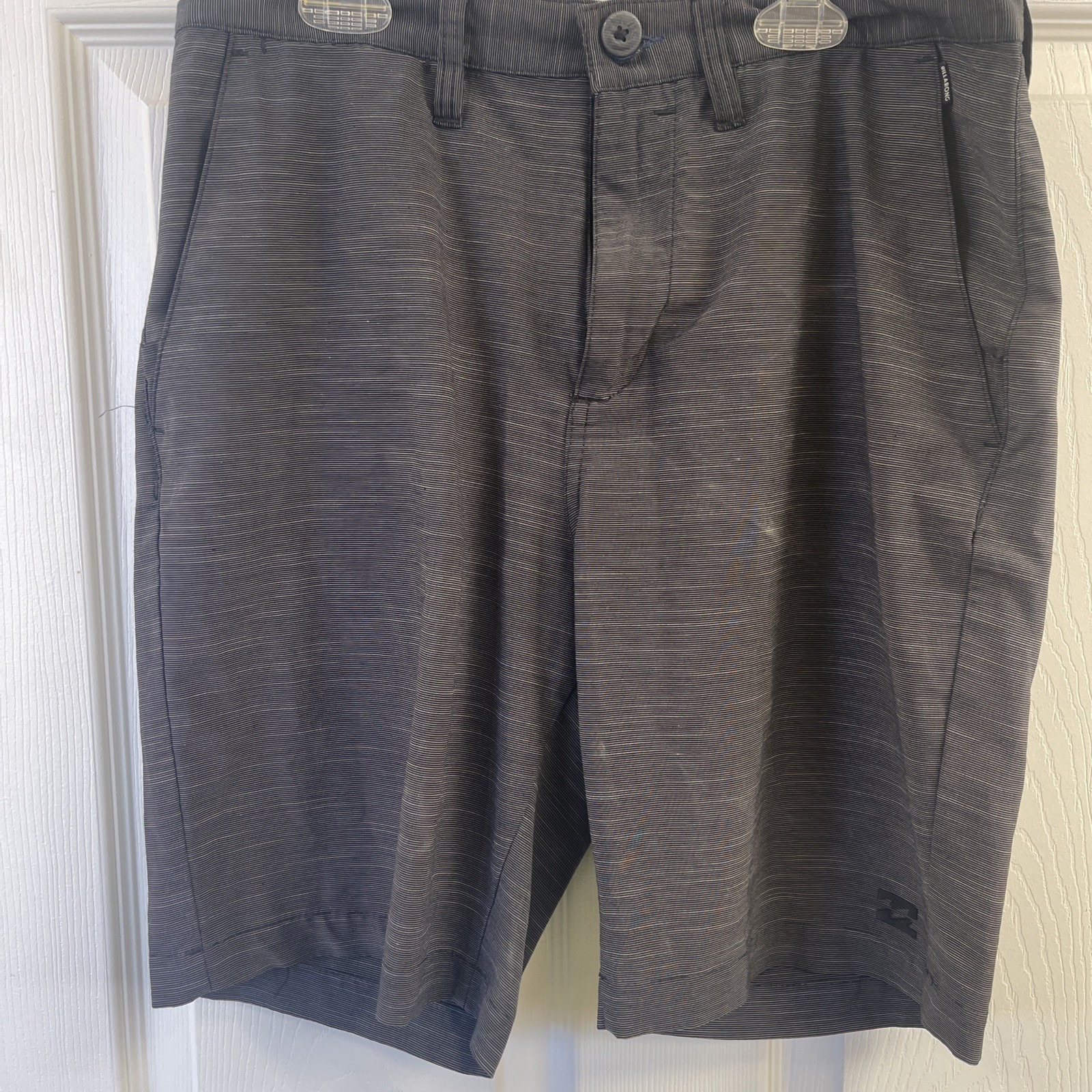 Billabong Submersible Shorts Mens 31 Black Stretch Quick Dry Preowned